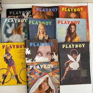 1971 Playboy Lot (10 Issues) – Includes Norman Mailer, Cultural Coverage